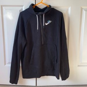 Nike Black Half Zip Sweatshirt